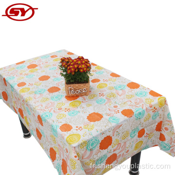 Couverture de table en flanelle Peva jetable de vente chaude